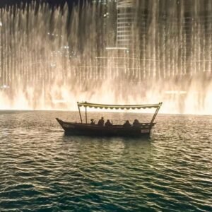 Dubai Fountain Show and Lake Ride – Unforgettable Evening Experience!